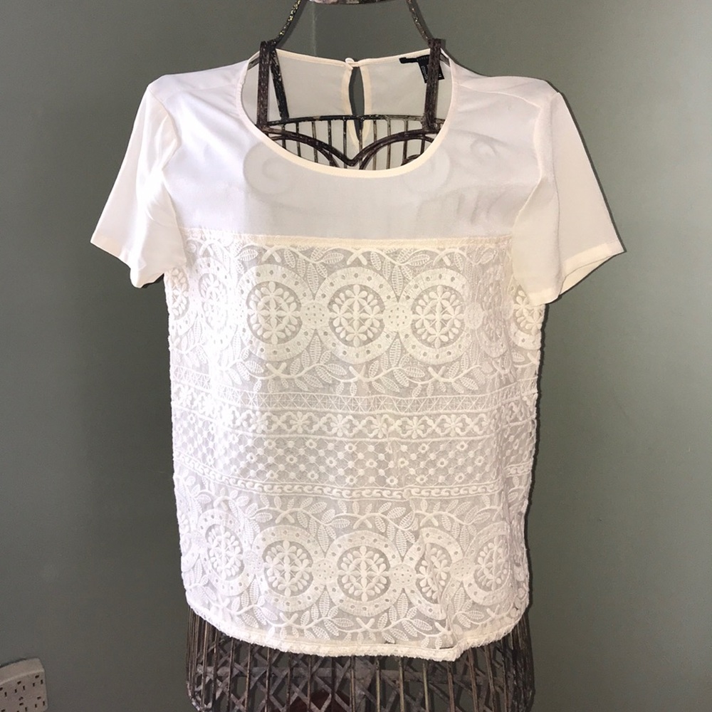 Forever 21 Embroidered Top - Size M